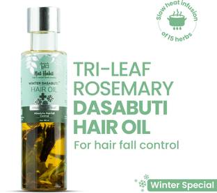 Nat Habit Crushed TriLeaf Hair Fall Control Winter Dasabuti  Hair Oil
