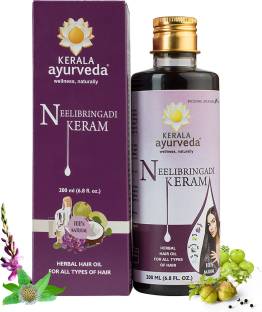 Kerala Ayurveda Neelibringadi Keram Hair Oil For Premature Greying And Reduces Dandruff 200 Ml Hair Oi...