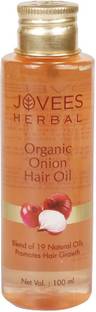 Jovees Herbal Organic Onion Hair Oil Controls Hair Fall for All Hair Types Hair Oil