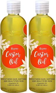 Aroma Magic Organic Castor Oil 100ml (Pack of 2) Hair Oil