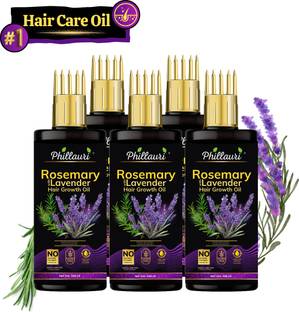 Phillauri Rosemary Lavender Oil for Hair Growth & Healthy Hair, Pure & Natural Hair Oil