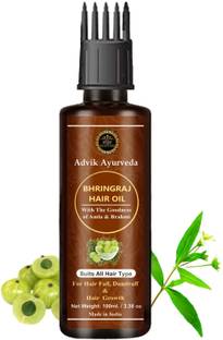 Advik Ayurveda Hair Oil for Hair Growth Controls Hair Fall and Dandruff for Both Hair Oil