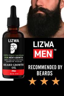 LIZWA 100% Natural Beard Growth Oil Beard Oil Hair Oil
