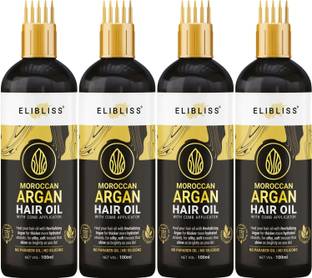 ELIBLISS Moroccan Argan Hair oil With Comb Hair Oil