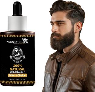 7days natural 100% Natural Beard Growth Oil- For Stimulating fast Beard Growth Hair Oil