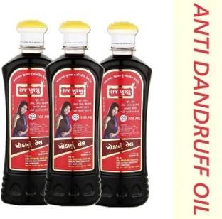 RAJ KHUSHBU Anti-Lice & Anti-Dandruff Hair Oil– Kills Lice, Stops Dandruff(PACK OF 03) Hair Oil