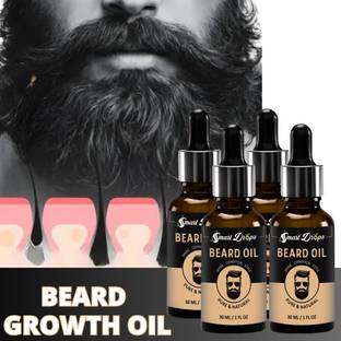 smartdrops Beard Hair Growth Oil Natural hair oil for Thicker & Longer Beard Growth Hair Oil