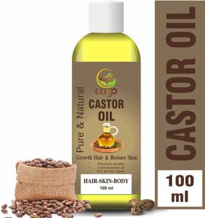 Cargo Cold Pressed Castor Oil for Skin & Hair Oil-100ML Hair Oil