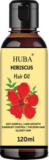Huba Hibiscus Damage Repair Hair Oil with Hibiscus & Curry Leaves for Strong Hair Hair Oil