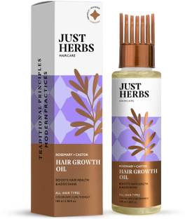 Just Herbs Rosemary Hair Growth Oil with Rosemary & Castor for Promoting Hair Growth Hair Oil