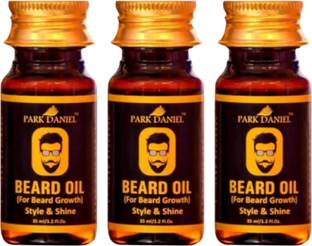 PARK DANIEL Beard Oil Combo Set (3 No.35 ml) Bottles(105 ml) Hair Oil