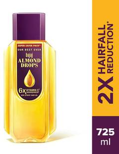 BAJAJ Almond Drops with 6X Vitamin E Nourishment for 2X Hairfall Reduction Hair Oil