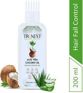 TRUNEXT Aloe Vera Coconut For Moisturizes and Nourishes Dry Damaged Hair Oil