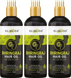 ELIBLISS Bhringraj Hair Oil With Comb Hair Oil