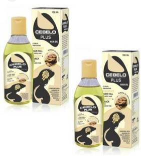 CEBELO Plus hair oil pack of 2 for regrowth, anti-dandruf and anti hairfall Hair Oil