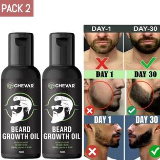 Chevar beard oil 10X Powerful Beard Growth Oil- For Complete & Patchy Beard Hair Oil