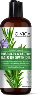 CIVICA Natural Rosemary & Castor Hair Growth Oil Hair Oil