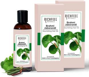 RICHFEEL Brahmi Nourishing Hair Oil - For Hairfall| 80 ml (Pack of 2) Hair Oil
