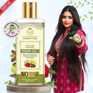 Top Quality Store Amla,Reetha Shikakai & Bhringa Hibiscus hair Re growth Herbal Oil Hair Oil