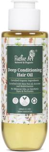 RUSTIC ART Rosemary Deep Conditioning Hair Oil with Avocado & Moringa Hair Oil