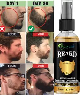 Raiyani Beard oil (100% Hair Growth) for Healthy Strong beard specially for Men Beard Hair Oil