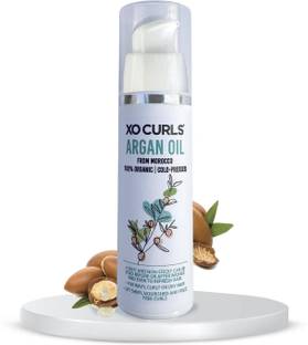 XO Curls 100% Organic Argan Oil for Curly & Dry Hair Helps Reduce Frizz for Women and Men Hair Oil