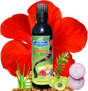 New Super Herbal Premium Mandaram (Hibiscus)  Hair Oil
