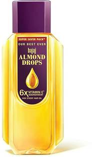 BAJAJ Almond Drops with 6X Vitamin E Nourishment for 2X Hairfall Reduction Hair Oil