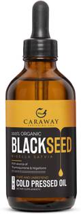 Caraway Cold Pressed Black Seed (Kalonji) Oil - For Hair Growth, Drink & Skin Care Hair Oil