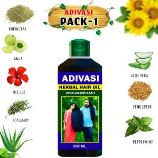 Vishvambhari 100% Pure Premium Cold Pressed Adivasi Olive Oil for Hair Growth Hair Oil