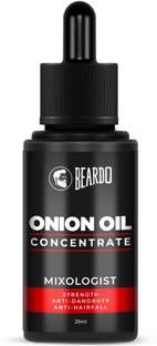 BEARDO Onion Oil Concentrate for Hair growth, beard Growth and Hair Fall Control (25 ml) | Natural | Non-sticky, Non-greasy | Controls Hairfall, Promotes Hair Growth Hair Oil