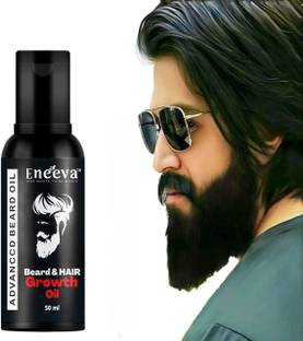 eneeva Beard Growth oil for men thicker, longer Beard for patchy, uneven Beard hair oil Hair Oil