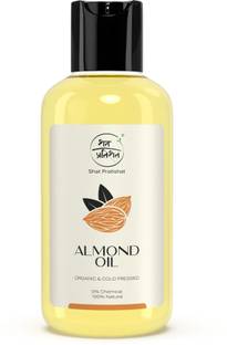 shat pratishat Pure Sweet Almond Oil | Cold Pressed,Organic | Mineral oil free | Face oil Hair Oil