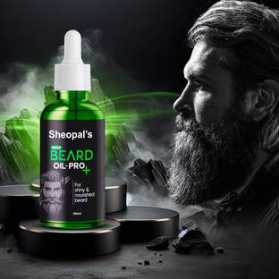 Sheopals Beard Growth Oil Pro+ for More Beard Growth with Jojoba Oil, Coconut Oil Hair Oil