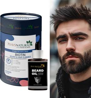 7 Days Beard Growth oil & almond oil Hair Oil