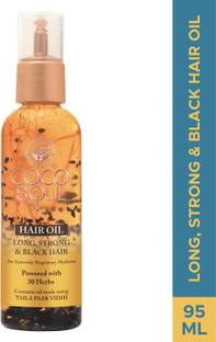 Coco Soul Hair Oil for Long Strong Black Hair with Virgin Hair Oil
