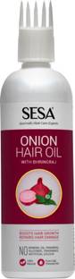 SESA Ayurvedic Onion Hair Oil with Bhringraj for Hair Growth and Hair Fall Control Hair Oil