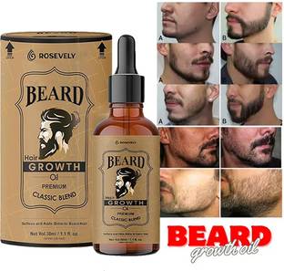Rosevely Faster BEARD HAIR GROWTH OIL Hair Oil