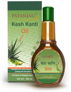 PATANJALI Kesh Kanti Hair Oil With Bhringraj, Hairfall Control & Growth, Ayurvedic Tel Hair Oil