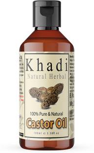 khadi natural herbal Pure and Natural Castor Oil 100 ml Hair Oil