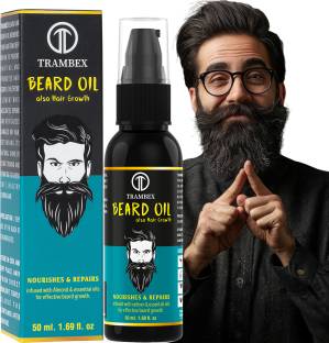 Trambex Pure Beard Growth Hair Oil 100% Natural Oil Used Beard oil (50 ml) Hair Oil