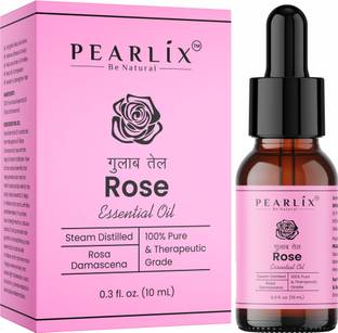 PEARLiX Rose Pure Essential Oil | For Deeply Nourishing, Hydrating, and Rejuvenating