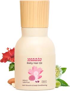 MAATE Baby Protein Rich for Hair Growth Enriched with Hibiscus, Bhringraj & Almond Hair Oil