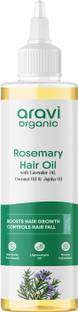 Aravi Organic 100% Pure & Natural Rosemary Lavender Hair Oil For Healthy Growth & Scalp Hair Oil