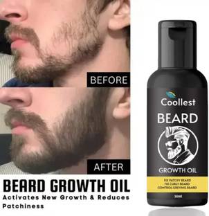 coollest Beard Growth Oil For Patchy Beard, Shine & Fast Grow Natural Grooming For men Hair Oil