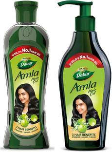 Dabur Worlds No. 1 Amla Hair Oil with Benefits of Longer, stronger & Thicker Hair Hair Oil