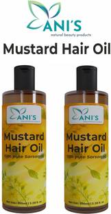ANI'S Certified Pure Mustard Oil For Hair Growth, Baby Massages & Skin  Hair Oil