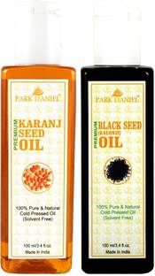 PARK DANIEL Premium Karanj oil and Black seed oil combo of 2 bottles of 100 ml (200ml) Hair Oil