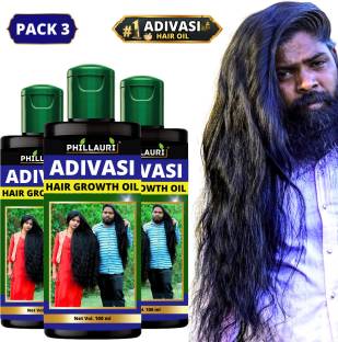 Phillauri Adivasi Jadibuti Natural Pack 3 Hair Oil