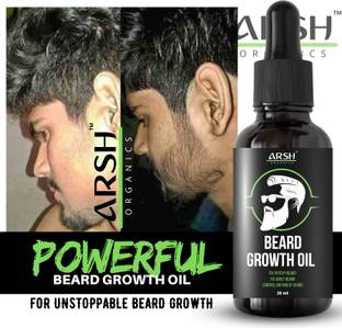 Arsh Organics Prime Growth Beard Oil, Your Weapon for a Bold Look" Hair Oil